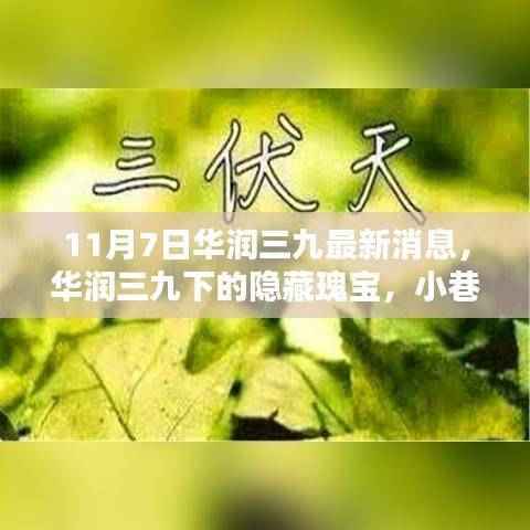 华润三九隐藏瑰宝探秘，小巷特色小店揭秘