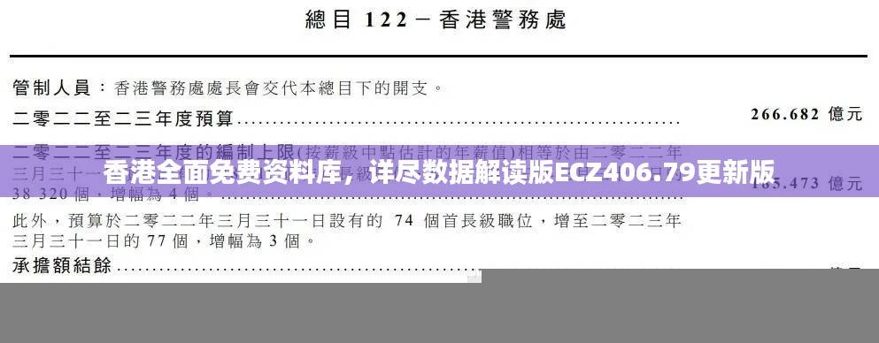 香港全面免费资料库，详尽数据解读版ECZ406.79更新版
