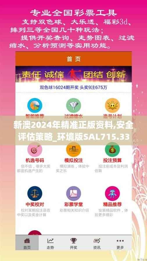 新澳2024年精准正版资料,安全评估策略_环境版SAL715.33