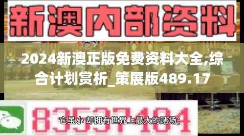 2024新澳正版免费资料大全,综合计划赏析_策展版489.17