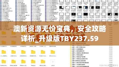 澳新资源无价宝典，安全攻略详析_升级版TBY237.59