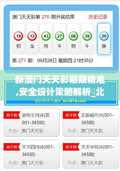 新澳门天天彩期期精准,安全设计策略解析_北斗境LDB653.34