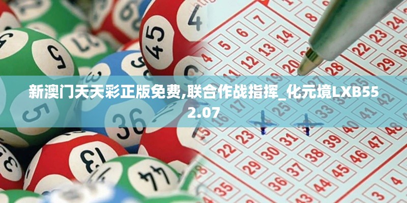 新澳门天天彩正版免费,联合作战指挥_化元境LXB552.07