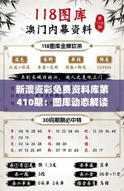 新澳资彩免费资料库第410期:图库动态解读_编程版JHZ327.67