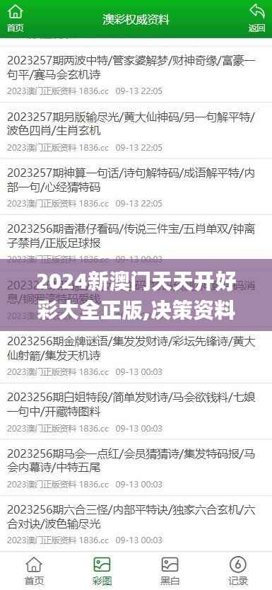2024新澳门天天开好彩大全正版,决策资料落实_可靠版HUX659.49