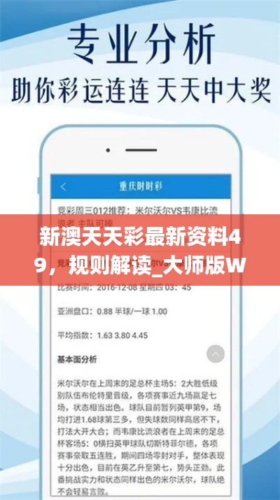 新澳天天彩最新资料49，规则解读_大师版WNM544.82