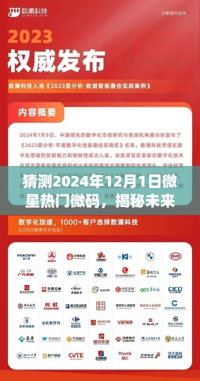 揭秘与预测，2024年微星热门微码动向揭秘与猜测。