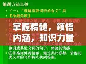 掌握精髓，领悟内涵，知识力量驱动行动指南